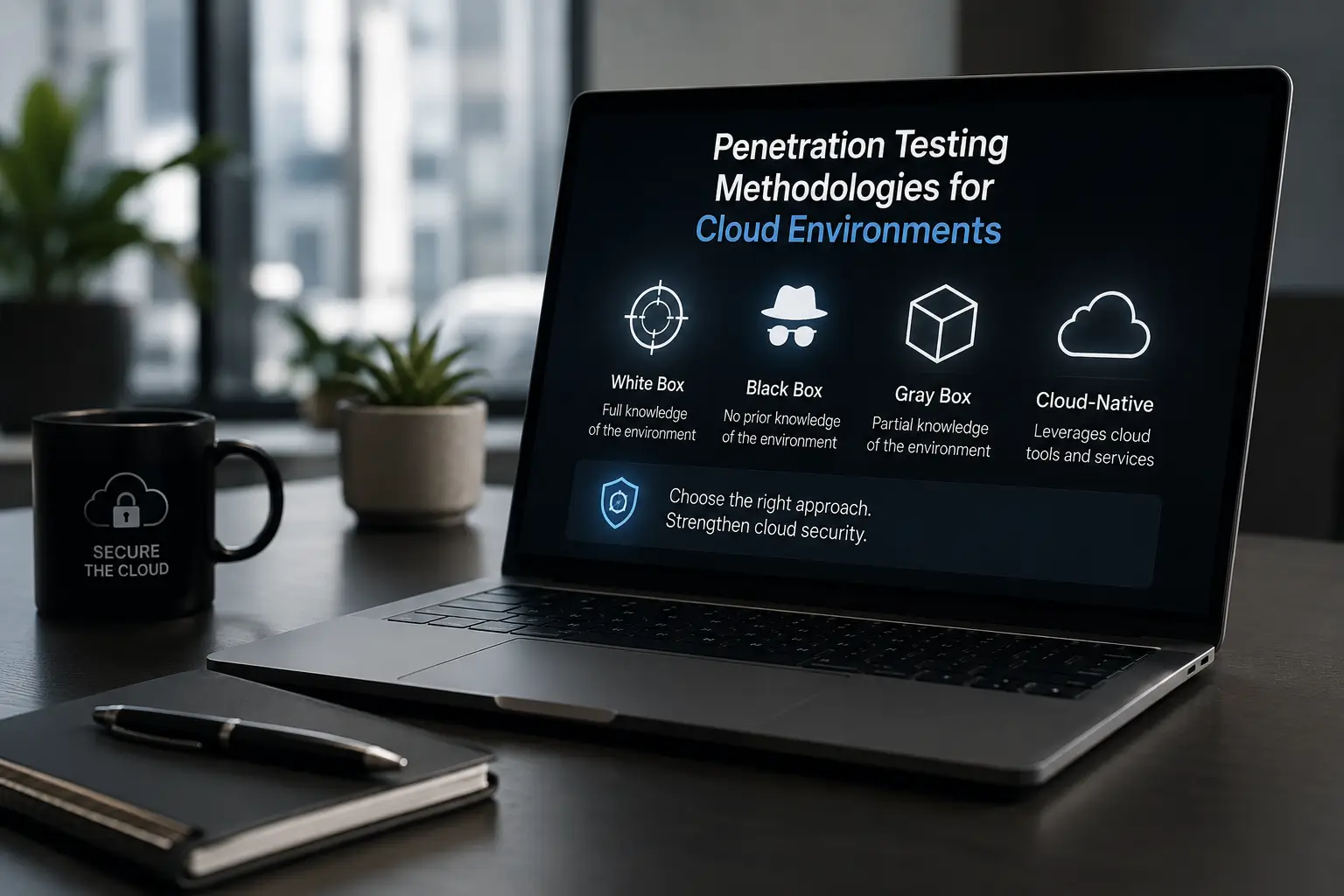 Cloud penetration testing methodologies visual for security testing approaches.